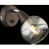 Applique murale Globo Isla LED Bronze, 1 lumière