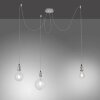 Suspension Leuchten Direkt DIY Acier inoxydable, 3 lumières