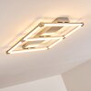 Plafonnier Beken LED Acier brossé, 1 lumière