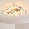 Plafonnier Beken LED Acier brossé, 1 lumière