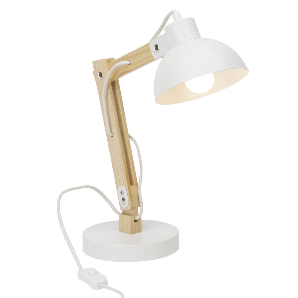 Lampe à poser Brilliant Moda Blanc, 1 lumière main product photo