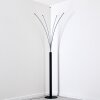 Lampadaire Bakersfield LED Noir, Blanc, 1 lumière