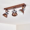 Plafonnier Gudo Rouille, 3 lumières