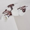 Plafonnier Peccia Rouille, 3 lumières