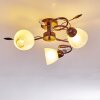 Plafonnier Peccia Rouille, 3 lumières