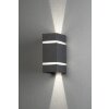 Applique murale d'extérieur Konstsmide CREMONA LED Anthracite, 2 lumières
