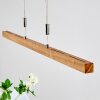 Suspension Deshka LED Argenté, 1 lumière