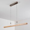 Suspension Deshka LED Argenté, 1 lumière