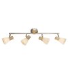 Plafonnier Globo Nickel mat, 4 lumières