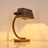 Lampe à poser Anvik Brun, Gris, Rouille, 1 lumière