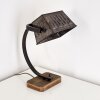 Lampe à poser Anvik Brun, Gris, Rouille, 1 lumière