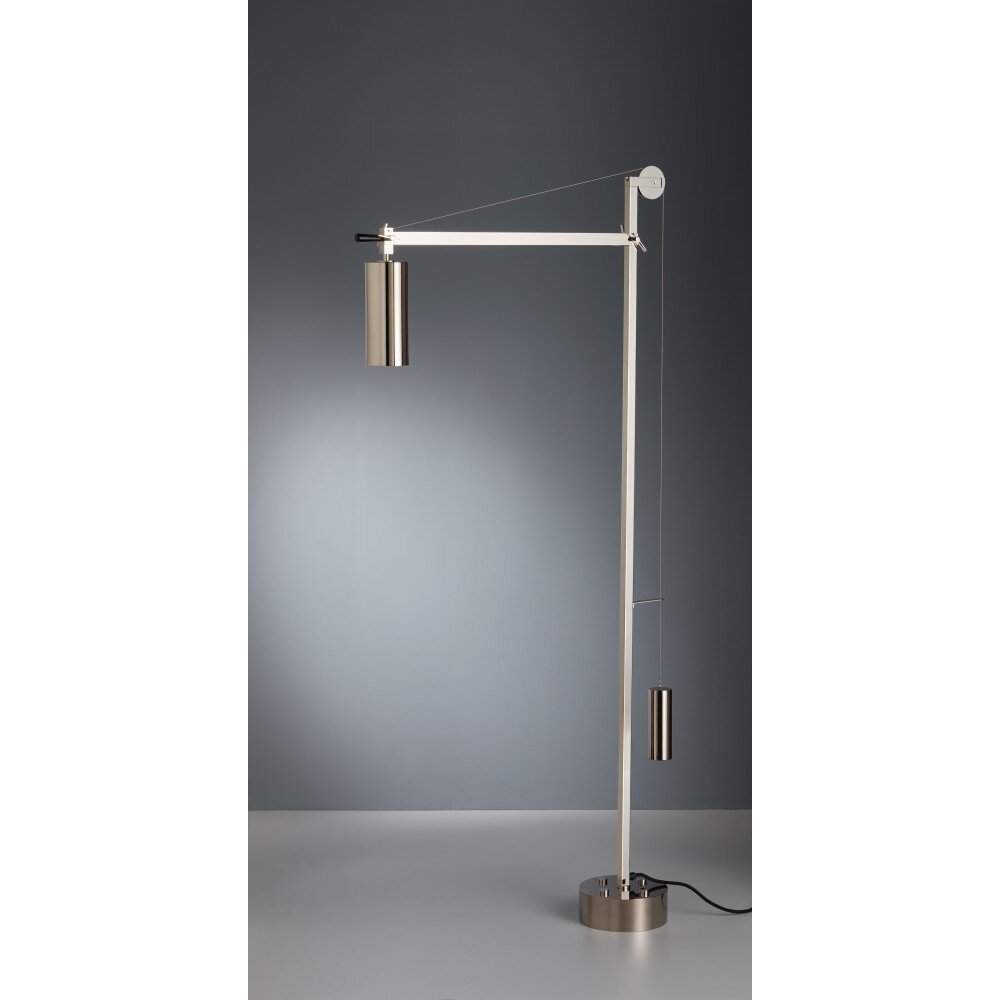 BH 23 Tecnolumen Lampadaire Nickel mat, 1 lumière main product photo