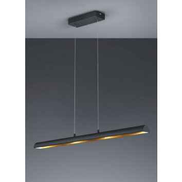 Suspension Trio RAMIRO LED Noir, 4 lumières
