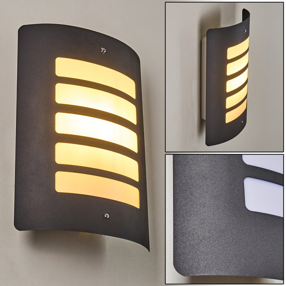 Applique murale d'extérieur Alslev Anthracite, 1 lumière main product photo