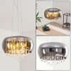 Suspension Ventspils Chrome, 5 lumières