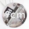 Suspension Ventspils Chrome, 5 lumières