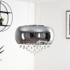 Suspension Ventspils Chrome, 5 lumières