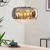 Suspension Ventspils Chrome, 5 lumières