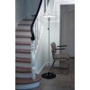 BST 23 Tecnolumen Lampadaire Nickel mat, Noir, 1 lumière