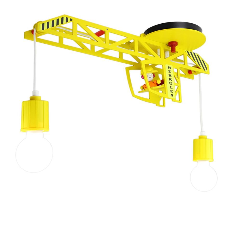 Plafonnier Elobra MARKUS Jaune, 2 lumières main product photo
