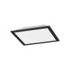 Plafonnier Leuchten-Direkt FLAT LED Noir, 1 lumière, Télécommandes