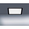 Plafonnier Leuchten-Direkt FLAT LED Noir, 1 lumière, Télécommandes