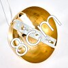 Suspension Hogatza Laiton, 3 lumières