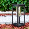 Borne lumineuse Baoshan Noir, 1 lumière