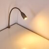 Lampe de chevet Alsea LED Nickel mat, 1 lumière, Détecteur de mouvement