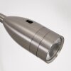 Lampe de chevet Alsea LED Nickel mat, 1 lumière, Détecteur de mouvement