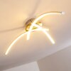 Plafonnier Wikon LED Nickel mat, 3 lumières