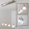 Suspension Masterlight Caterina LED Nickel mat, 4 lumières