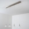 Suspension Masterlight Caterina LED Nickel mat, 4 lumières