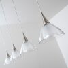 Suspension Masterlight Caterina LED Nickel mat, 4 lumières