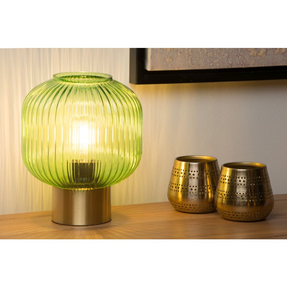 Lampe de table Lucide MALOTO Vert, 1 lumière main product photo
