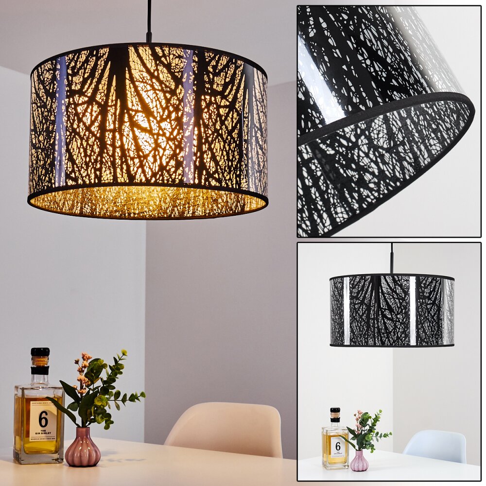 Suspension Annaoplis Noir, 1 lumière main product photo
