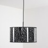 Suspension Annaoplis Noir, 1 lumière