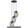 Lampe suspendue Eglo NEWTOWN Noir, 3 lumières