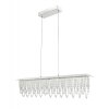 Suspension Globo LED Chrome, Clair, 1 lumière, Télécommandes