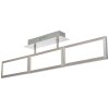 Plafonnier Brilliant Living Tunar LED Aluminium, 1 lumière