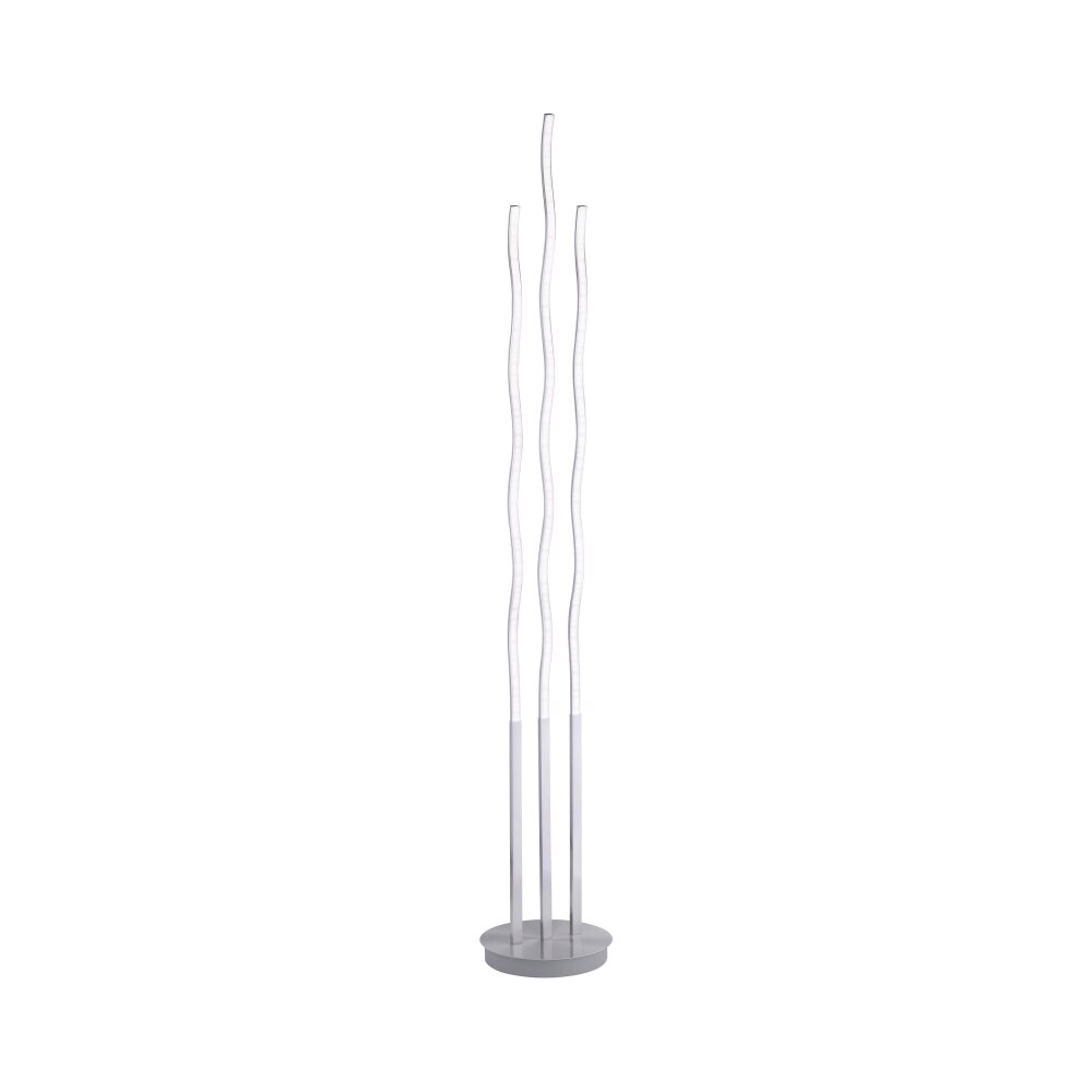 Lampadaire Leuchten Direkt Ls-WAVE LED Acier inoxydable, 3 lumières, Télécommandes, Changeur de couleurs main product photo