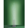 Lampadaire Leuchten Direkt Ls-WAVE LED Acier inoxydable, 3 lumières, Télécommandes, Changeur de couleurs