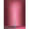 Lampadaire Leuchten Direkt Ls-WAVE LED Acier inoxydable, 3 lumières, Télécommandes, Changeur de couleurs