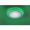 Plafonnier Leuchten Direkt Luisa LED Blanc, 2 lumières, Télécommandes, Changeur de couleurs