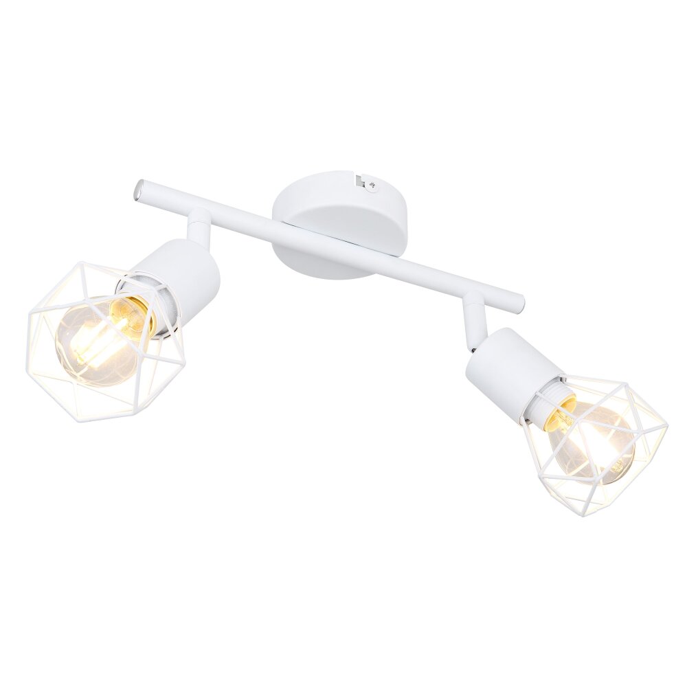 Spot Globo XARA I Blanc, 2 lumières main product photo
