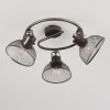 Plafonnier Oksevej Gris, 3 lumières