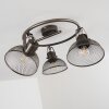 Plafonnier Oksevej Gris, 3 lumières