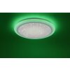 Plafonnier Leuchten Direkt LUISA LED Blanc, 1 lumière, Télécommandes, Changeur de couleurs