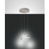 Suspension Fabas Luce Desus LED Nickel mat, 3 lumières