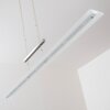 Suspension Lourdes LED Chrome, Nickel mat, 7 lumières